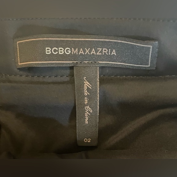 BCBG Rashell Fringe Faux-Leather Pencil Skirt - Picture 4 of 4